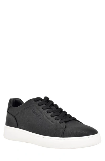 Calvin Klein Men's Falconi Casual Lace-up Sneakers In Black