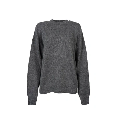 Balenciaga Oversized Cashmere Sweater In Gray