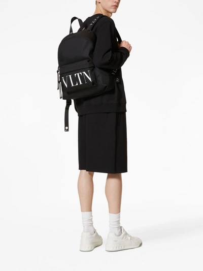 Valentino Garavani Vltn Backpack In Black