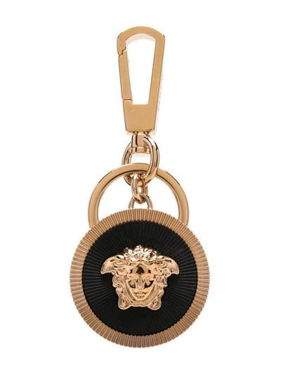 Versace Medusa Biggie Keychain In Golden