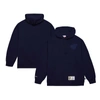 Mitchell & Ness Men's  Navy Dallas Mavericks Hardwood Classics Tonal Pullover Hoodie In Navy