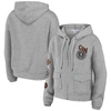 Wear By Erin Andrews Heather Gray Cincinnati Bengals Full-zip Hoodie In Heather Gray