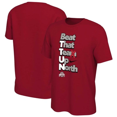 Nike Ohio State  Men's College T-shirt In Red