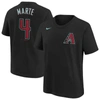 Nike Big Boys  Ketel Marte Black Arizona Diamondbacks 2024 Fuse Name And Number T-shirt In Black