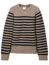 Khaite Nalani Cashmere Sweater In Brown