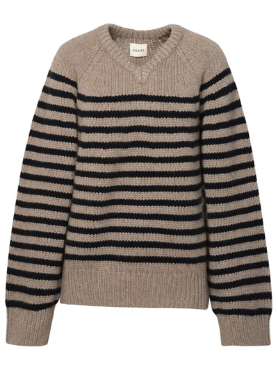 Khaite Nalani Cashmere Sweater In Gray