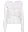 SEE BY CHLOÉ KNITTED MOHAIR-BLEND TOP,P00262724