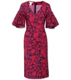 OSCAR DE LA RENTA FLORAL-PRINTED COTTON DRESS,P00255524