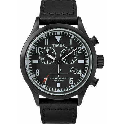 Timex Men's Waterbury Black Dial Watch