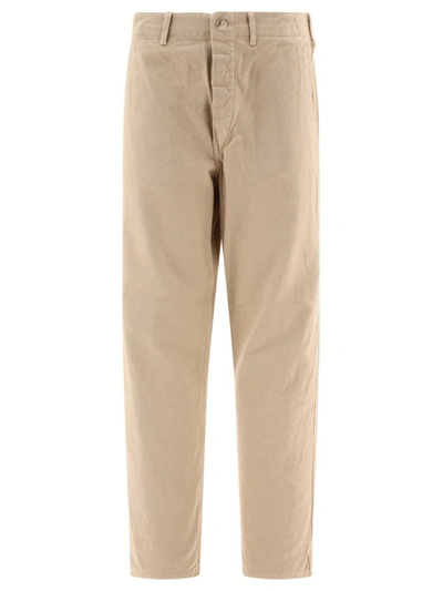 Orslow "french" Utility Trousers In Beige