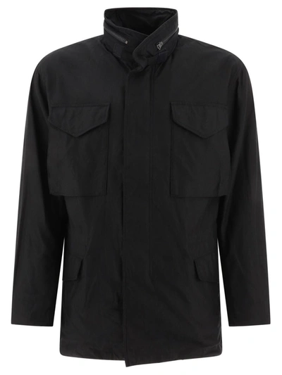 Orslow Cotton-canvas Field Jacket In Black