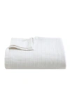 VERA WANG RIBBED 100% COTTON BLANKET