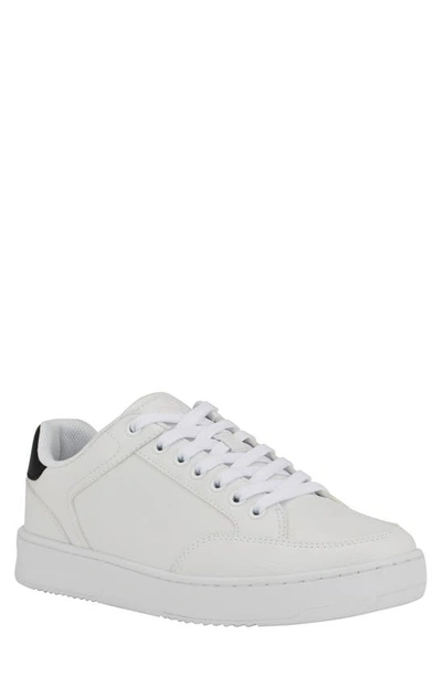 Calvin Klein Men's Lalit Casual Lace-up Sneakers In White Multi
