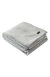 Kenneth Cole Faux Fur Reversible Throw In Grey