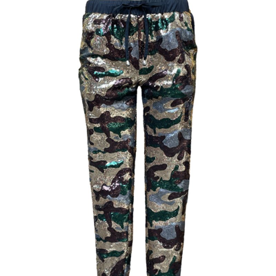 Any Old Iron Camo Joggers In Green