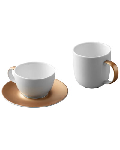 Berghoff Gem 3pc Coffee & Tea Set In White
