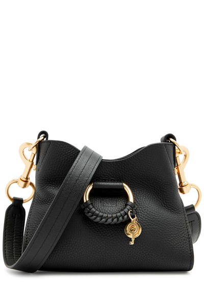 See By Chloé Joan Mini Leather Cross-body Bag In Black