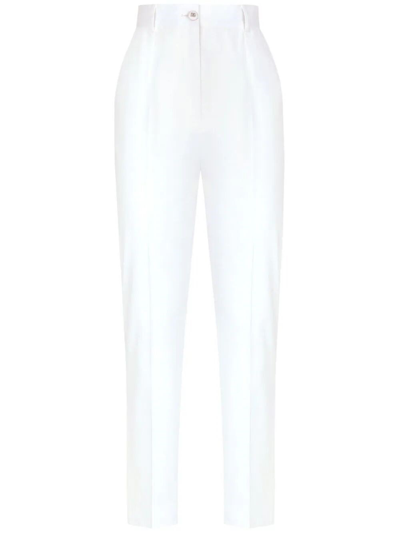 Dolce & Gabbana Slim Trousers In White