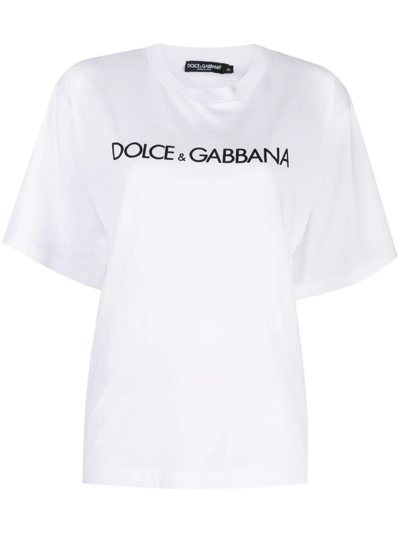 Dolce & Gabbana Logo T-shirt In White