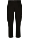 Dolce & Gabbana Man Pants Black Size 34 Cotton, Elastane In Black