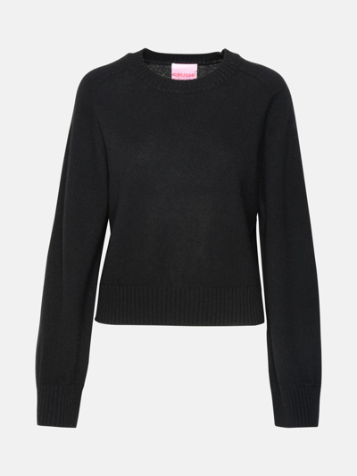 Crush Black Cashmere Sweater