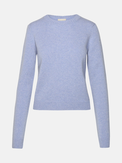 Khaite 'diletta' Light Blue Cashmere Sweater