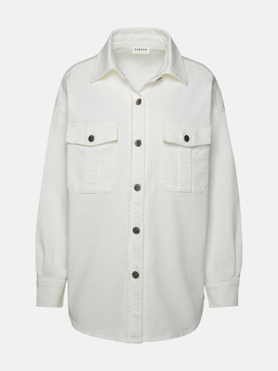 P.a.r.o.s.h. 'chimera' White Cotton Blend Shirt