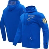 Pro Standard Blue St. Louis Blues Classic Pullover Hoodie In Blue