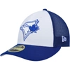 New Era Men's  White, Royal Toronto Blue Jays 2023 On-field Batting Practice Low Profile 59fifty Fitt In White