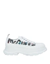 Alexander Mcqueen Tread Slick 50mm Graphic-print Sneakers In White