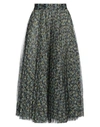 Philosophy Di Lorenzo Serafini Woman Midi Skirt Sky Blue Size 8 Polyester In Blue