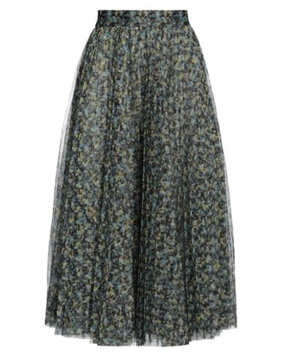Philosophy Di Lorenzo Serafini Woman Midi Skirt Sky Blue Size 8 Polyester