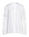 Chloé Woman Shirt White Size 8 Ramie