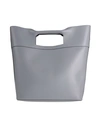 Alexander Mcqueen The Square Bow Bag In Grey