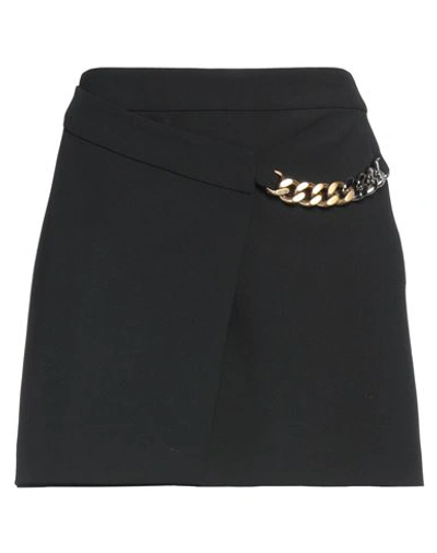 Stella Mccartney Woman Mini Skirt Black Size 6-8 Polyester, Wool, Elastane