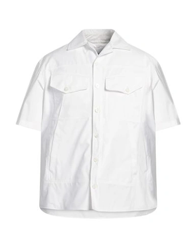 Neil Barrett Man Shirt White Size Xxl Cotton