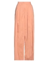Jijil Woman Pants Salmon Pink Size 10 Cotton, Polyamide, Elastane