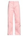Palm Angels Man Pants Pink Size 32 Polyester, Cotton In Pink