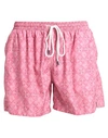 Fedeli Man Swim Trunks Fuchsia Size Xxl Recycled Polyester In Pink