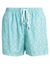 Fedeli Man Swim Trunks Light Green Size Xxl Recycled Polyester In Multicolour