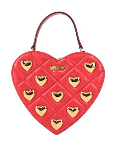 Moschino Woman Handbag Red Size - Leather