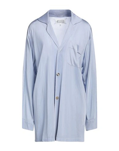 Maison Margiela Woman Cardigan Light Blue Size M Viscose