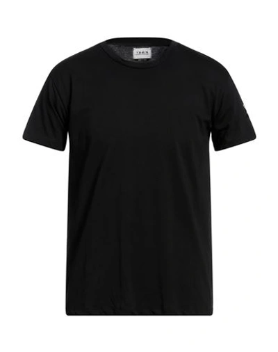 Berna Man T-shirt Midnight Blue Size L Pima Cotton In Black