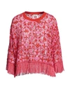 ETRO ETRO WOMAN TOP RED SIZE 8 VISCOSE
