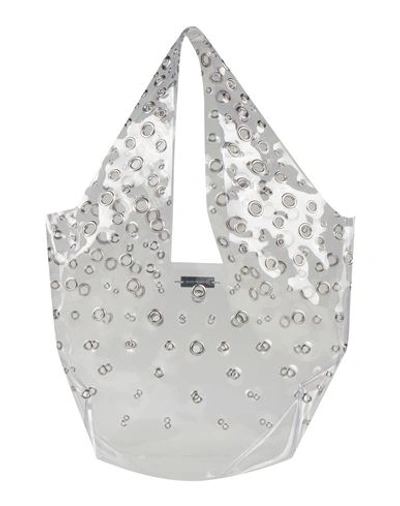 Paco Rabanne Shoulder Bags In Transparent/silver