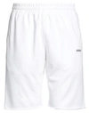 Off-white Man Shorts & Bermuda Shorts White Size M Cotton, Polyester