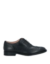 Bally Woman Lace-up Shoes Black Size 9 Calfskin In Black