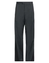 Raf Simons Man Pants Charcoal Size 34 Virgin Wool, Elastane In Grey