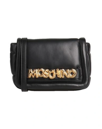 Moschino Woman Cross-body Bag Black Size - Leather