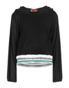 Missoni Woman Sweater Black Size 10 Cashmere, Silk, Viscose